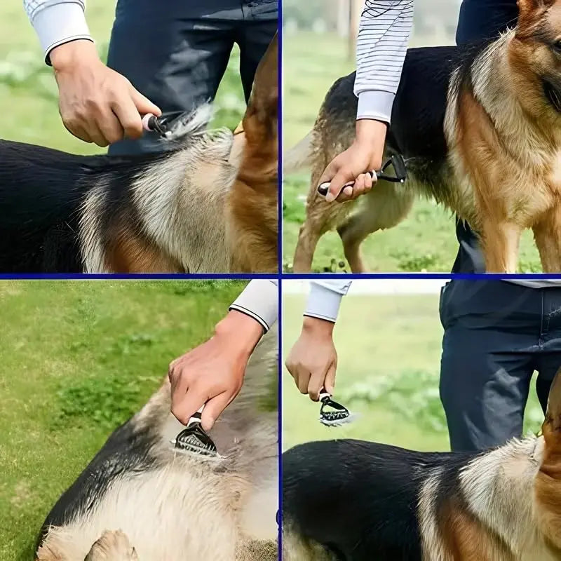 Pet Knotter Double-Sided Grooming Comb for Effective Dog Hair Removal