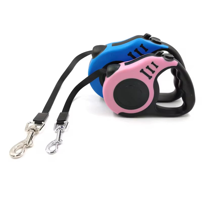 Retractable Dog Leash - 3 Meters & 5 Meters Automatic Flexible Traction Rope for Small, Medium, and Large Dogs