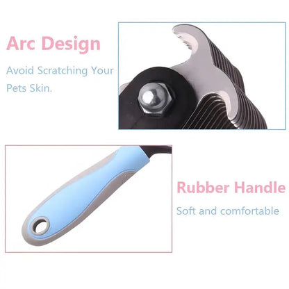 Pet Knotter Double-Sided Grooming Comb for Effective Dog Hair Removal